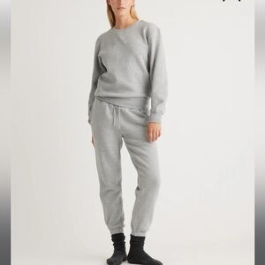 Quince Pants Jumpsuits Nwt Quince Heavyweight Fleece